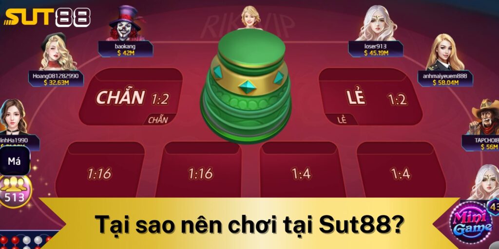 Tại sao nên chơi xóc đĩa mini tại Sut88