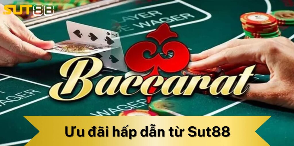 Ưu đãi hấp dẫn khi chơi Baccarat siêu tốc Sut88